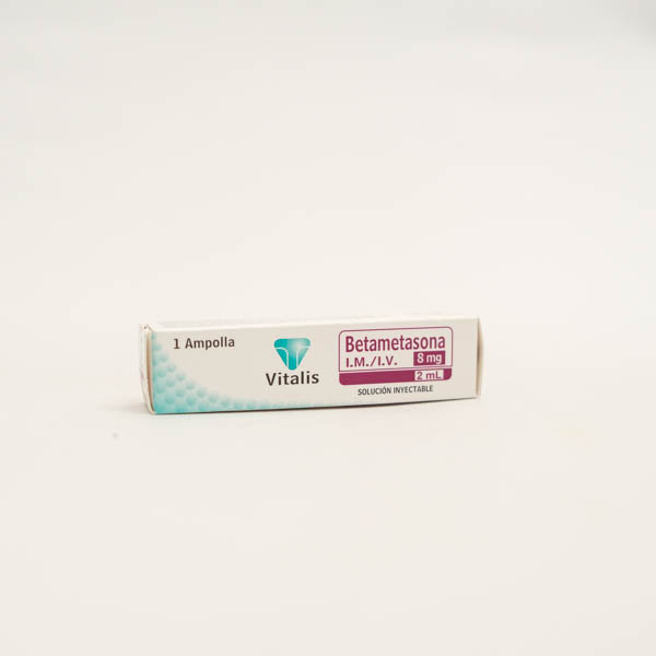 BETAMETASONA AMP 8MG X 1 VITALIS