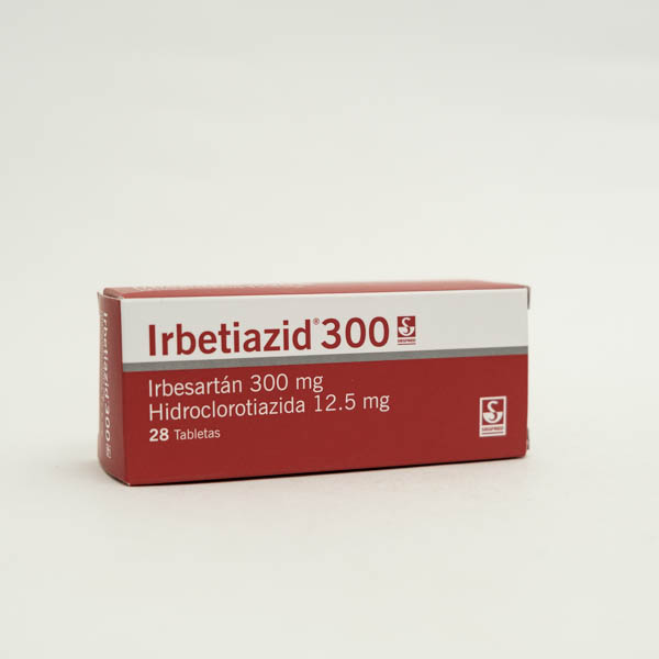 IRBESARTAN HIDRO TAB 300MG 12.5MG X 28 IRBETIAZID HUMANCARE