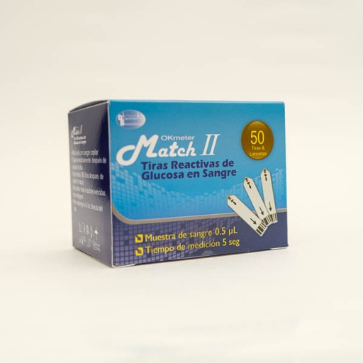 [001318] TIRAS REACTIVAS GLUCOSA X50 LANCETAS X50 DIAGNOSTICOS B