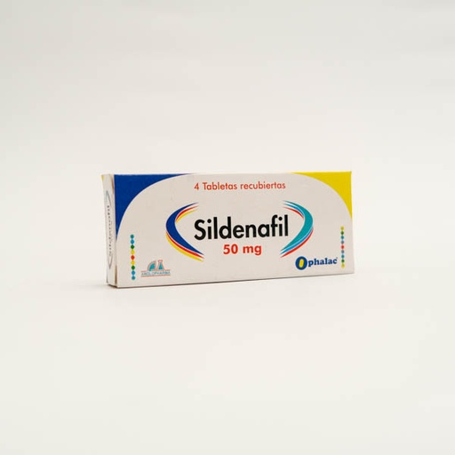 [001792] SILDENAFIL 50MG X 4  ANGLOFARMA