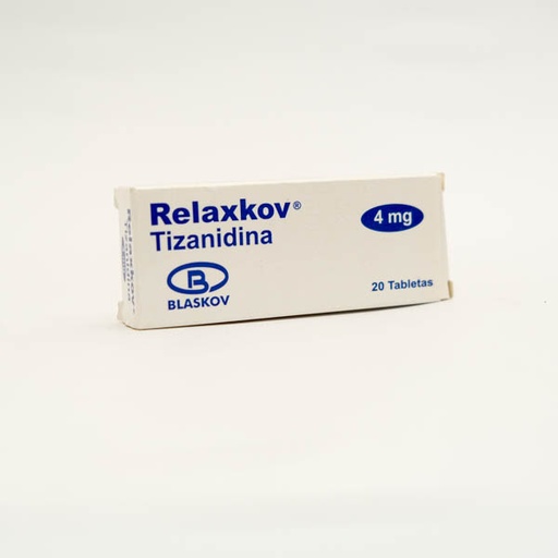 [002580] TIZANIDINA TAB 4MG X 20 RELAXKOV  BLASKOV