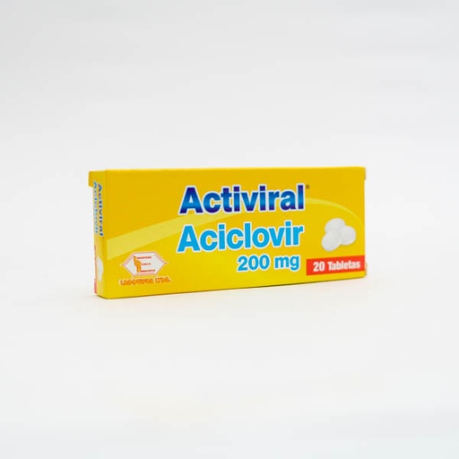 [002835] ACTIVIRAL TAB 200MG X 20  LABQUIFAR