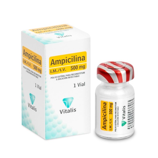[004964] AMPICILINA AMP 500MG X 1  VITALIS