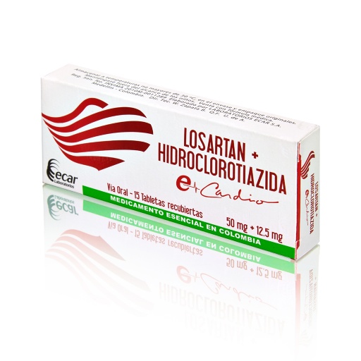 [005743] LOSARTAN 50 HIDROCLO 12 5 TAB  X 15  ECAR