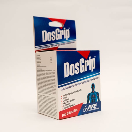 [007879] DOSGRIP ACET CET CAF FENIL X 100 IVE LAB