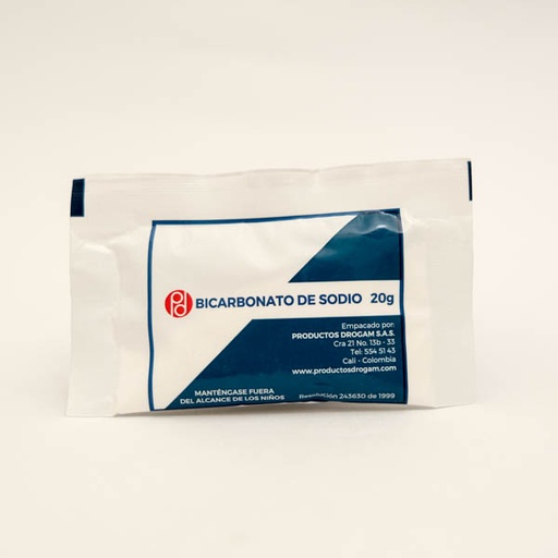 [008209] BICARBONATO DE SODA X 20GR DROGAM