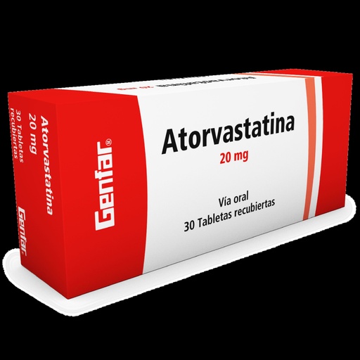 [8834] ATORVASTATINA TAB 20MG X 30 GF