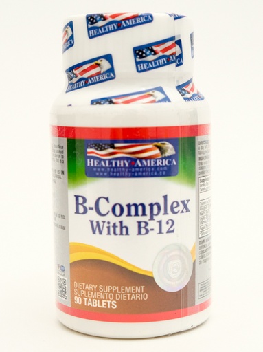 [9800] COMPLEJO B B12 B-COMPLEX CAP X 90 HEALTHY AMERICA